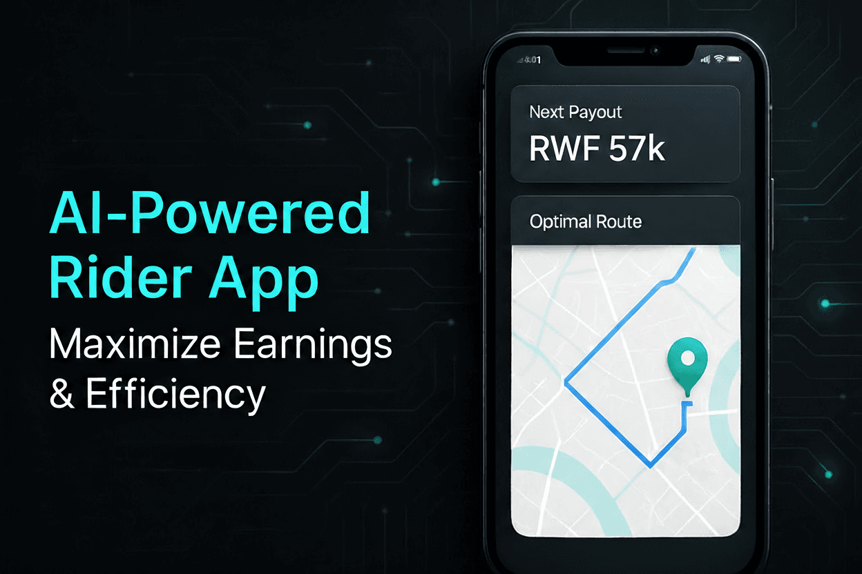 Rider app - Instant matching, in‑app safety, and earnings transparency for riders.